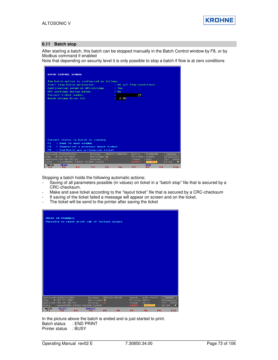 KROHNE ALTOSONIC V EN User Manual | Page 73 / 106