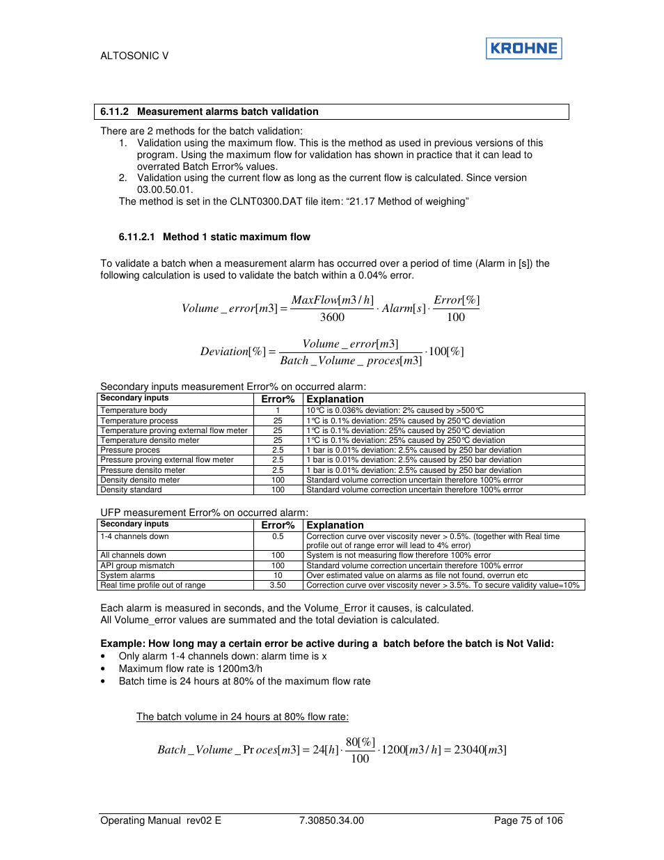 KROHNE ALTOSONIC V EN User Manual | Page 75 / 106