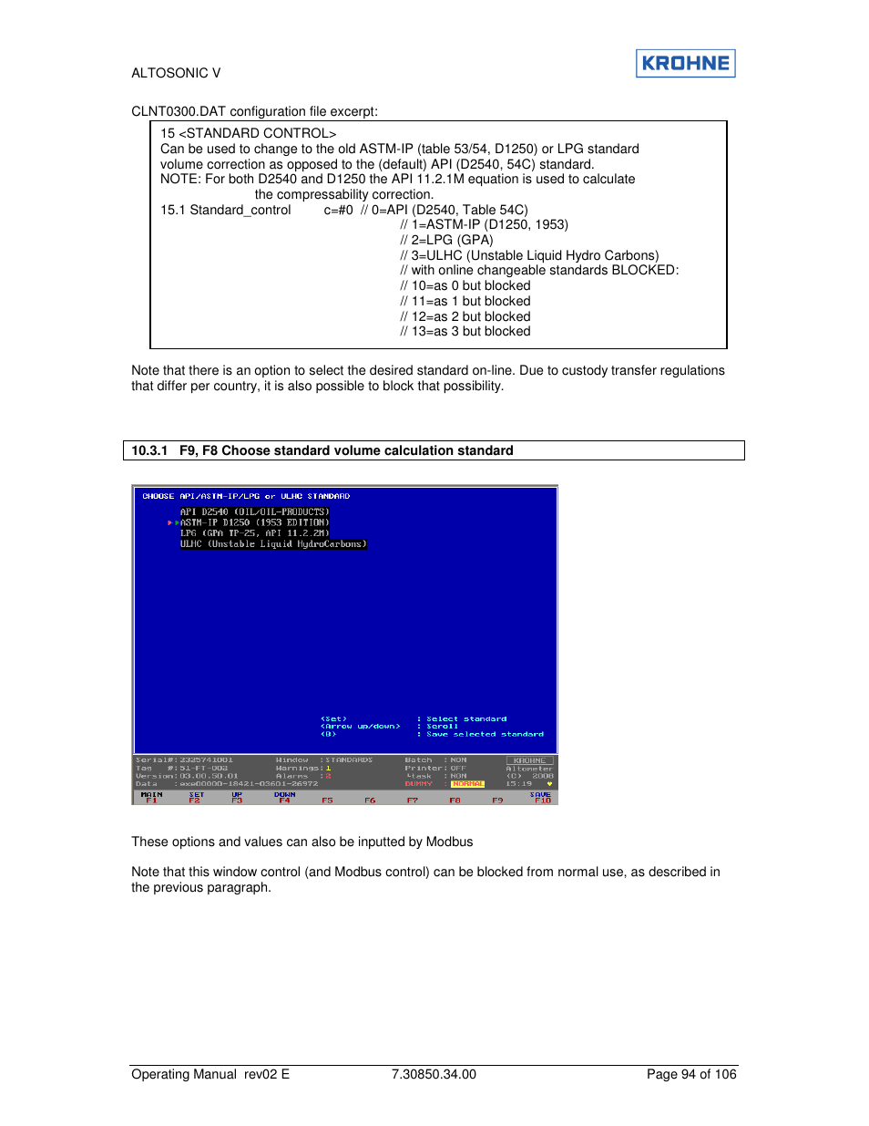 KROHNE ALTOSONIC V EN User Manual | Page 94 / 106