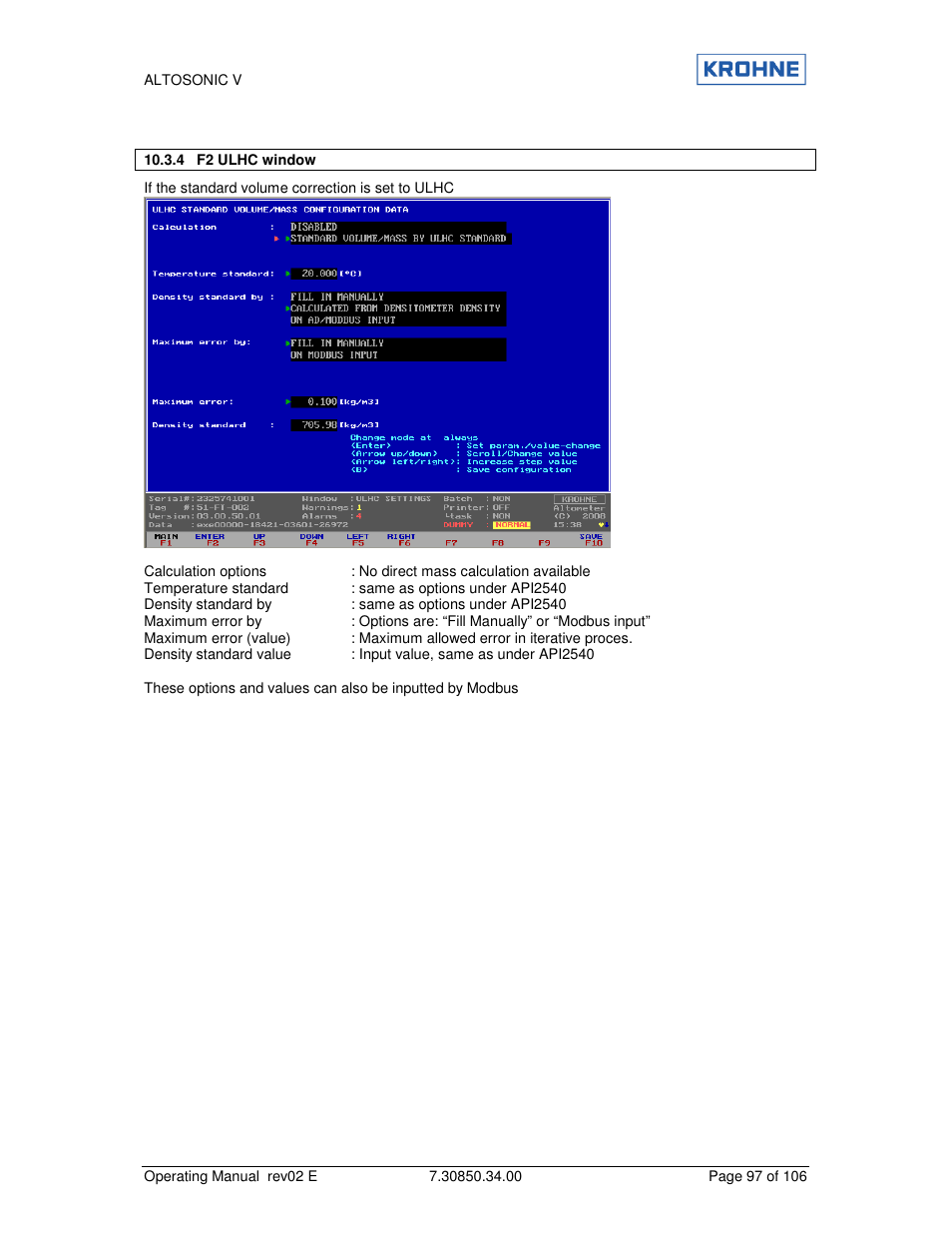 KROHNE ALTOSONIC V EN User Manual | Page 97 / 106