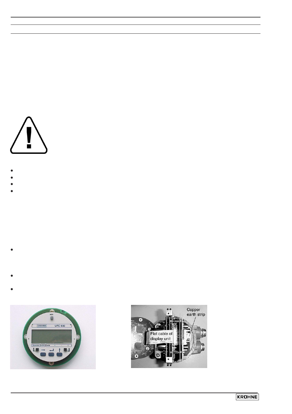 KROHNE UFM 3030 EEx EN User Manual | Page 26 / 33