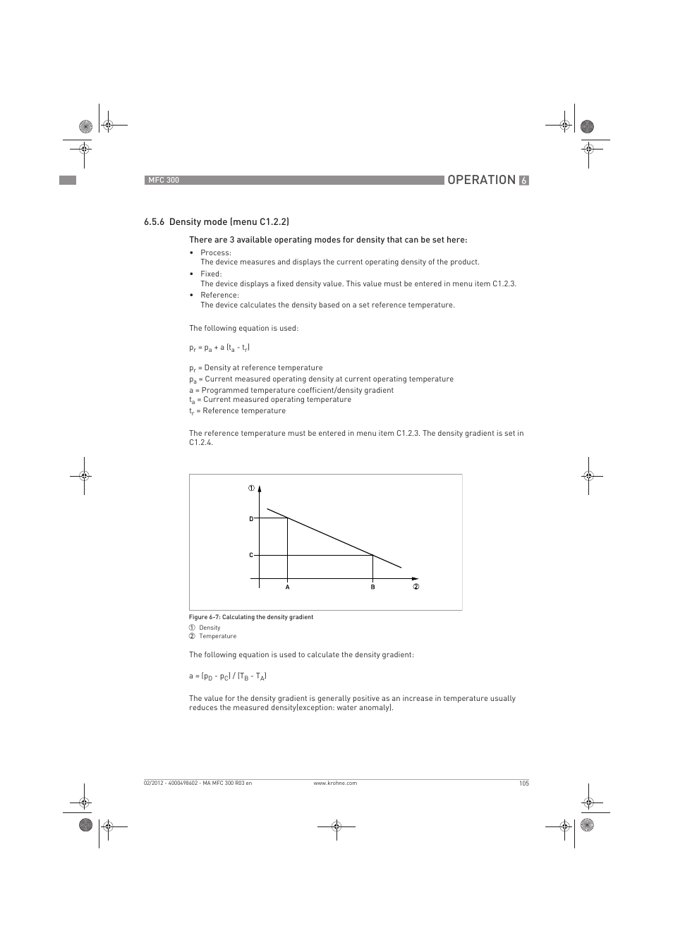 Operation | KROHNE MFC 300 EN User Manual | Page 105 / 180