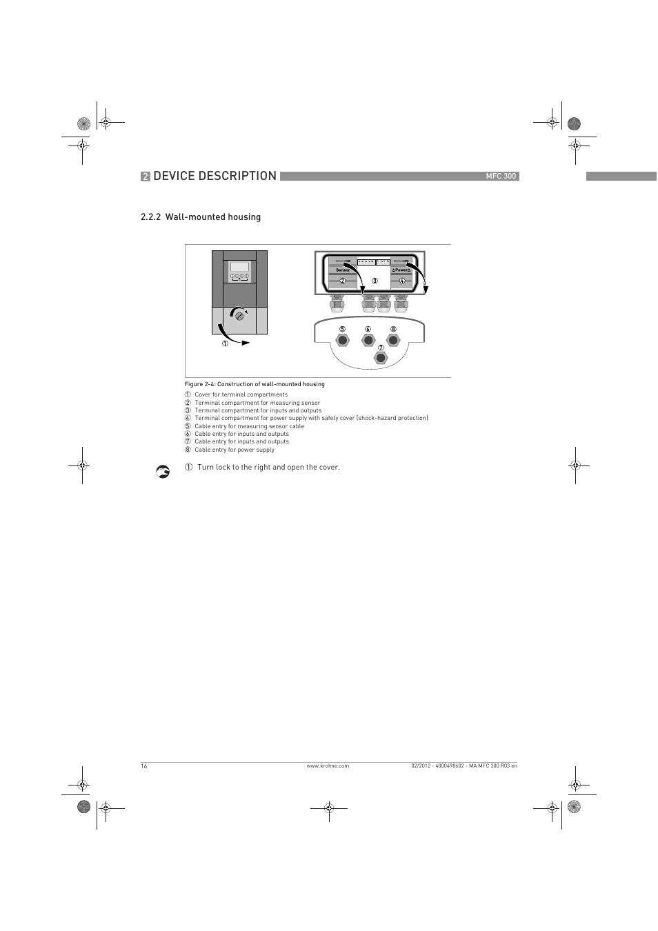 Device description | KROHNE MFC 300 EN User Manual | Page 16 / 180