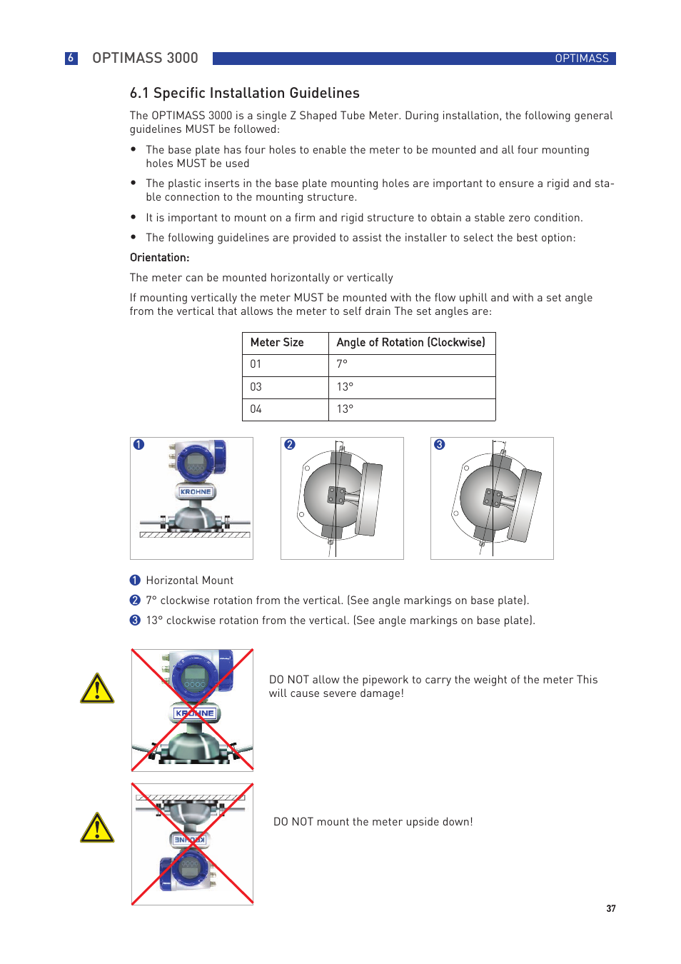 KROHNE OPTIMASS with MFC 300 EN User Manual | Page 37 / 146