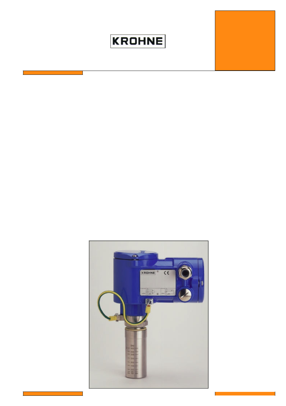 KROHNE DWM 1000-2000 EN User Manual | 13 pages