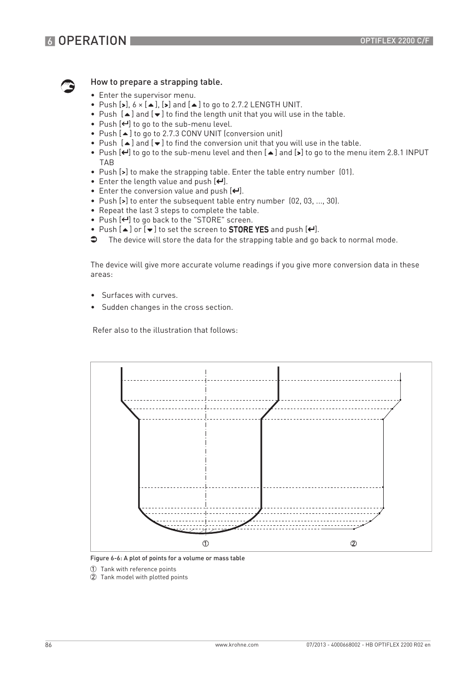 Operation | KROHNE OPTIFLEX 2200 C_F EN User Manual | Page 86 / 164