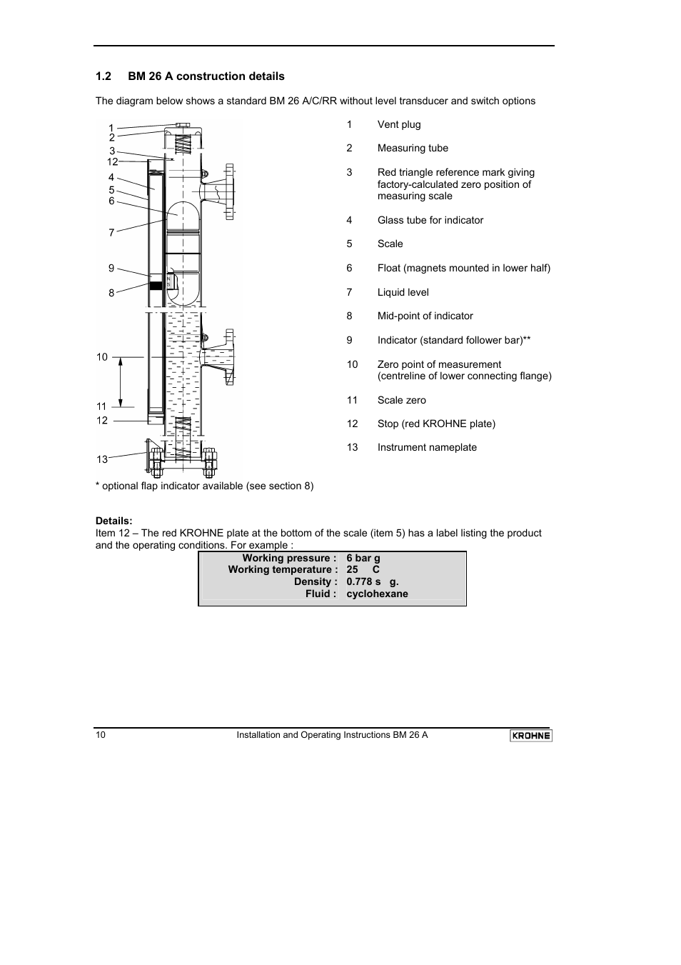 KROHNE BM 26 A EN User Manual | Page 10 / 71