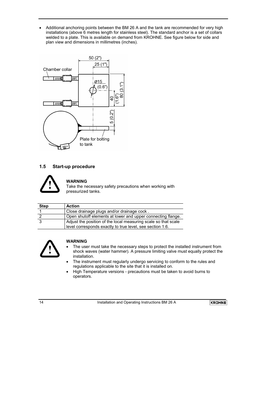 KROHNE BM 26 A EN User Manual | Page 14 / 71