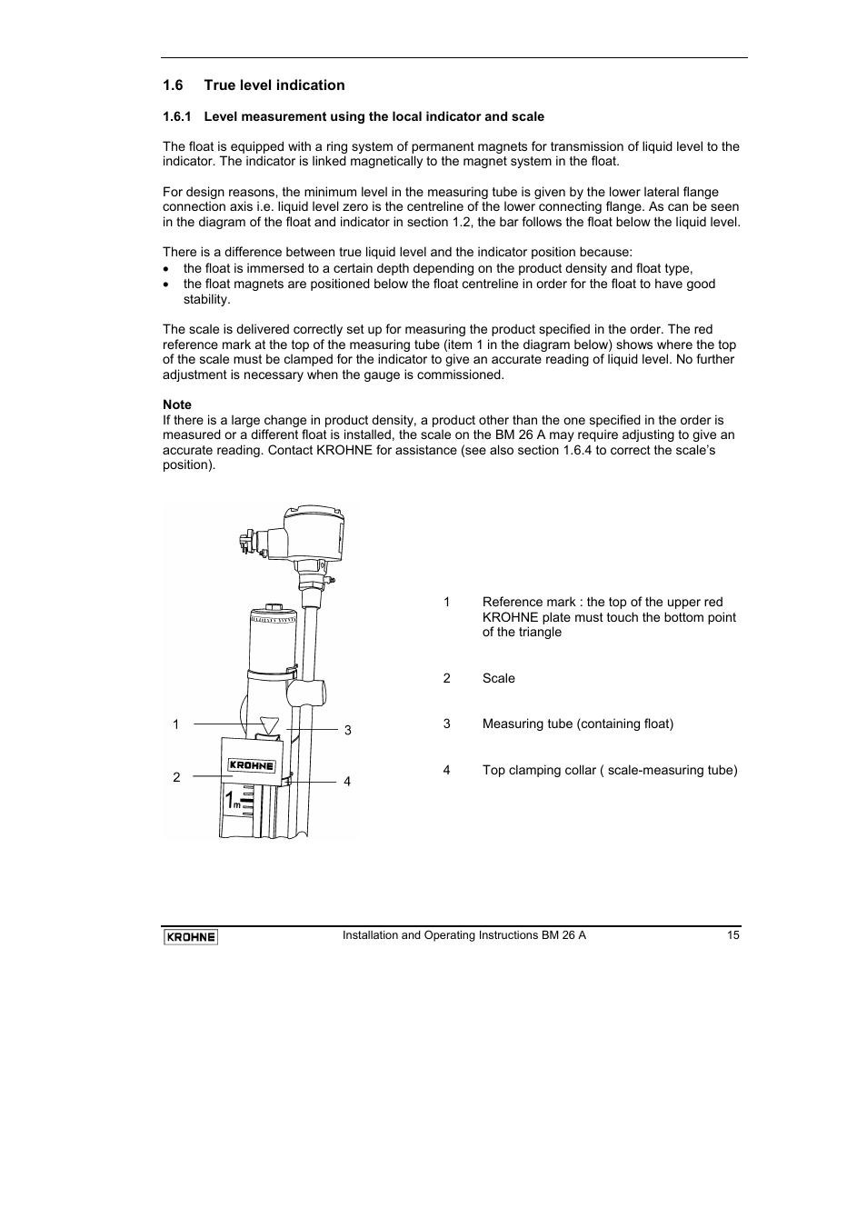 KROHNE BM 26 A EN User Manual | Page 15 / 71