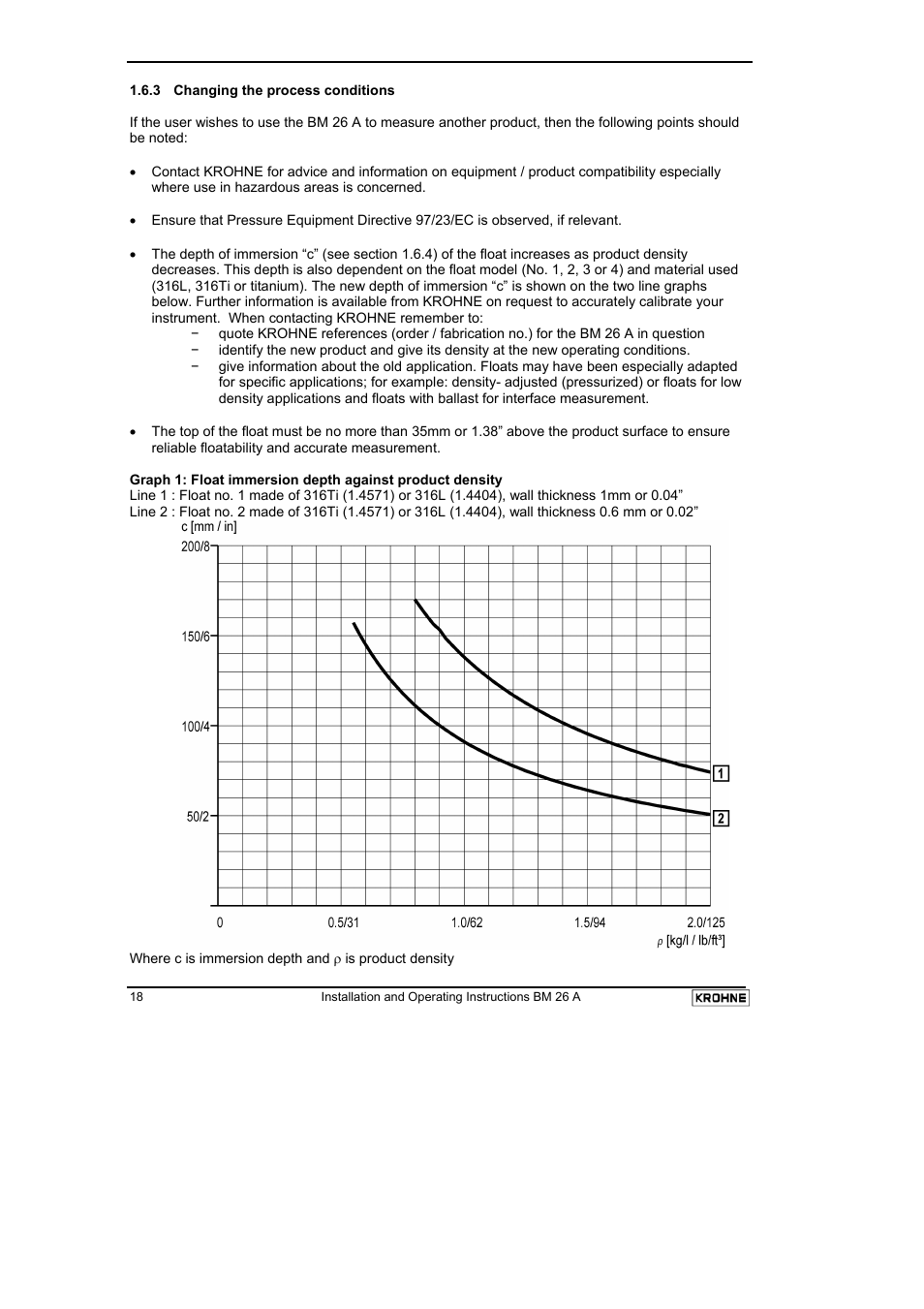 KROHNE BM 26 A EN User Manual | Page 18 / 71