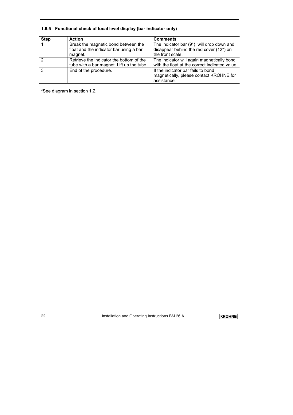 KROHNE BM 26 A EN User Manual | Page 22 / 71