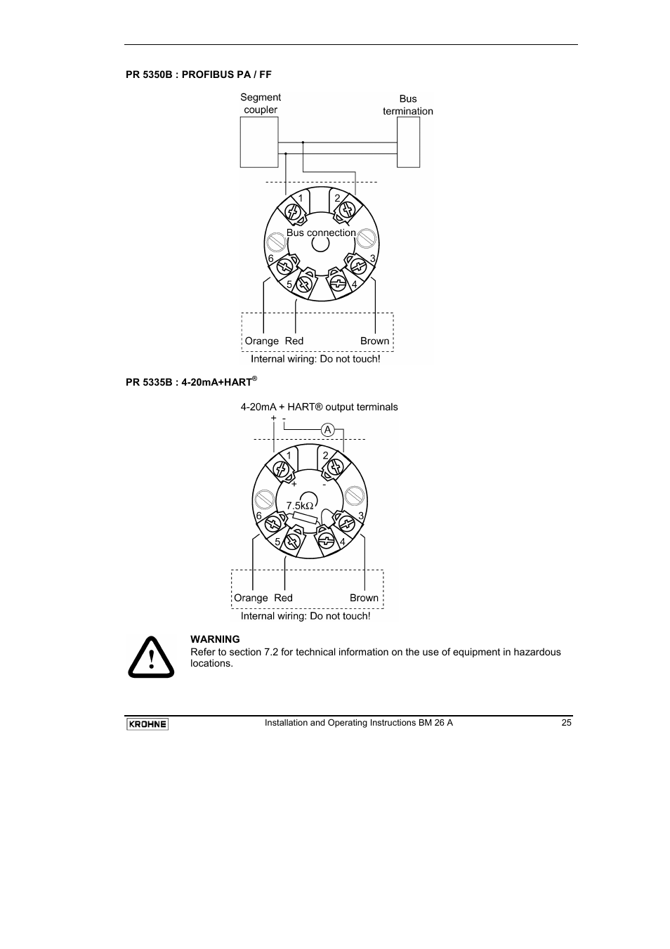 KROHNE BM 26 A EN User Manual | Page 25 / 71