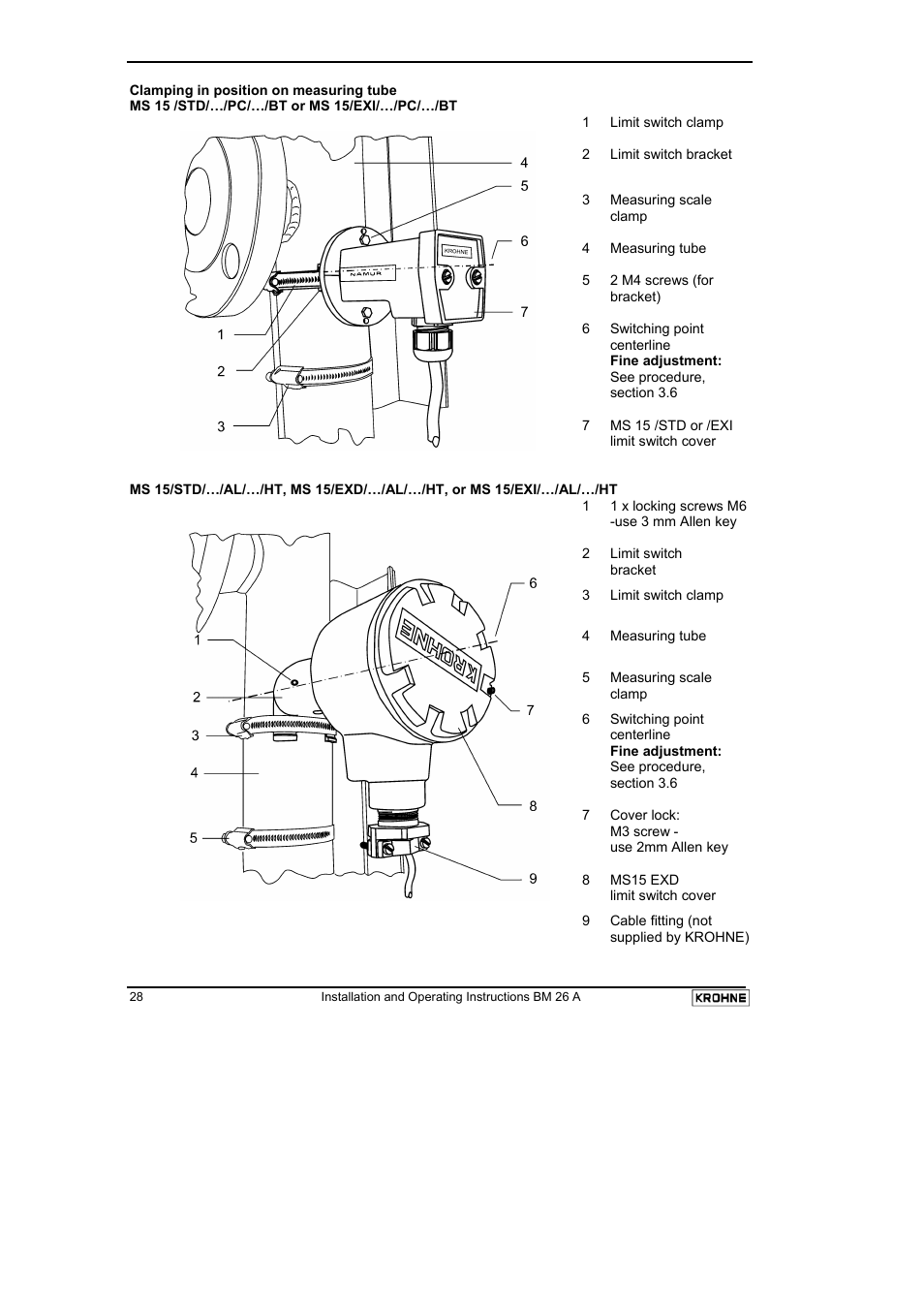 KROHNE BM 26 A EN User Manual | Page 28 / 71