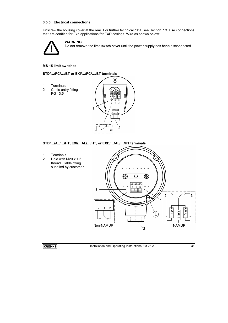 KROHNE BM 26 A EN User Manual | Page 31 / 71