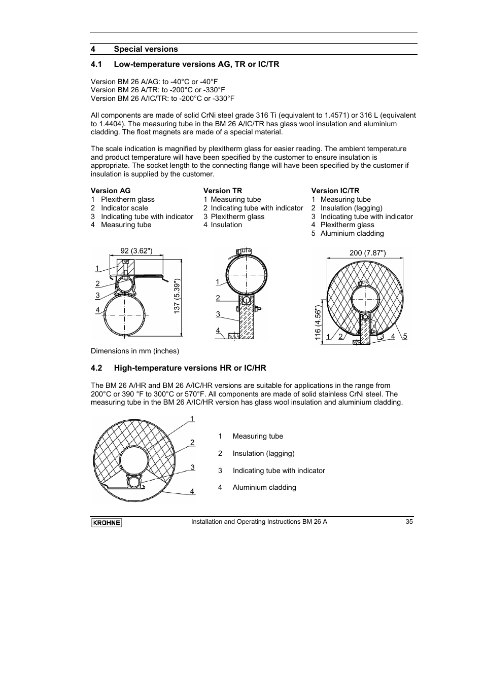 KROHNE BM 26 A EN User Manual | Page 35 / 71