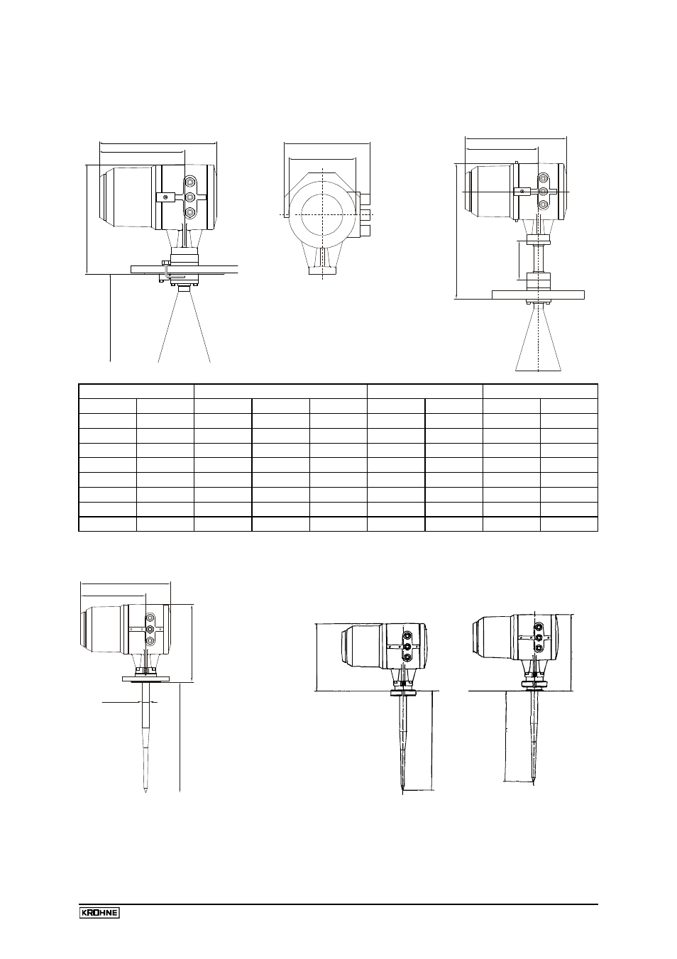 2 dimensions and weights | KROHNE BM 70 A_P EN User Manual | Page 29 / 83