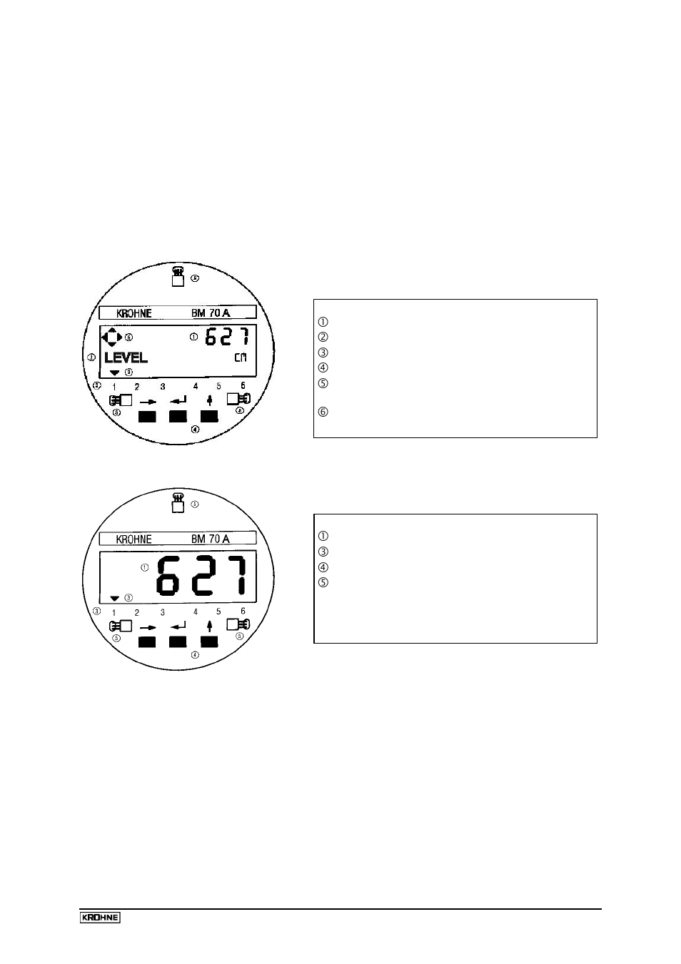 8 user interface | KROHNE BM 70 A_P EN User Manual | Page 35 / 83