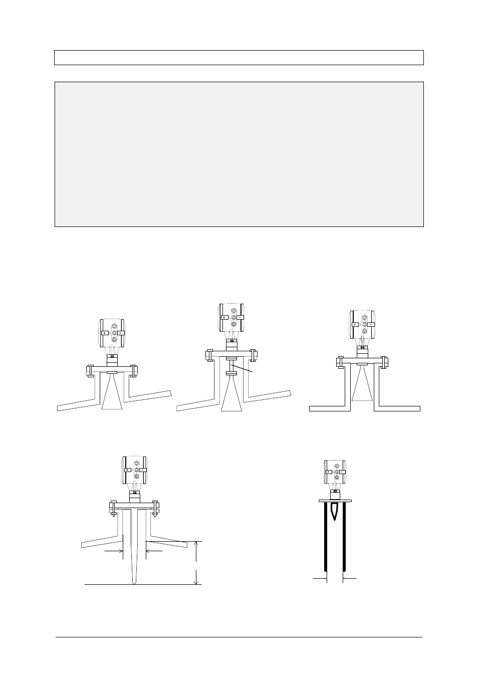 2 mechanical installation, Mounting on the tank nozzle | KROHNE BM 700 EN User Manual | Page 5 / 25