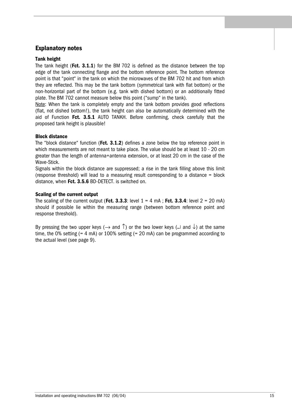 KROHNE BM 702 EN User Manual | Page 15 / 28