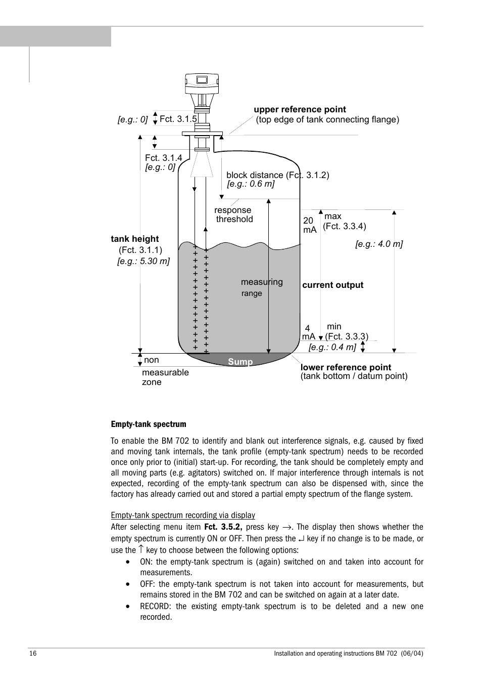 KROHNE BM 702 EN User Manual | Page 16 / 28