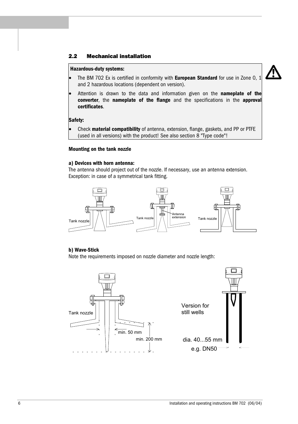 KROHNE BM 702 EN User Manual | Page 6 / 28