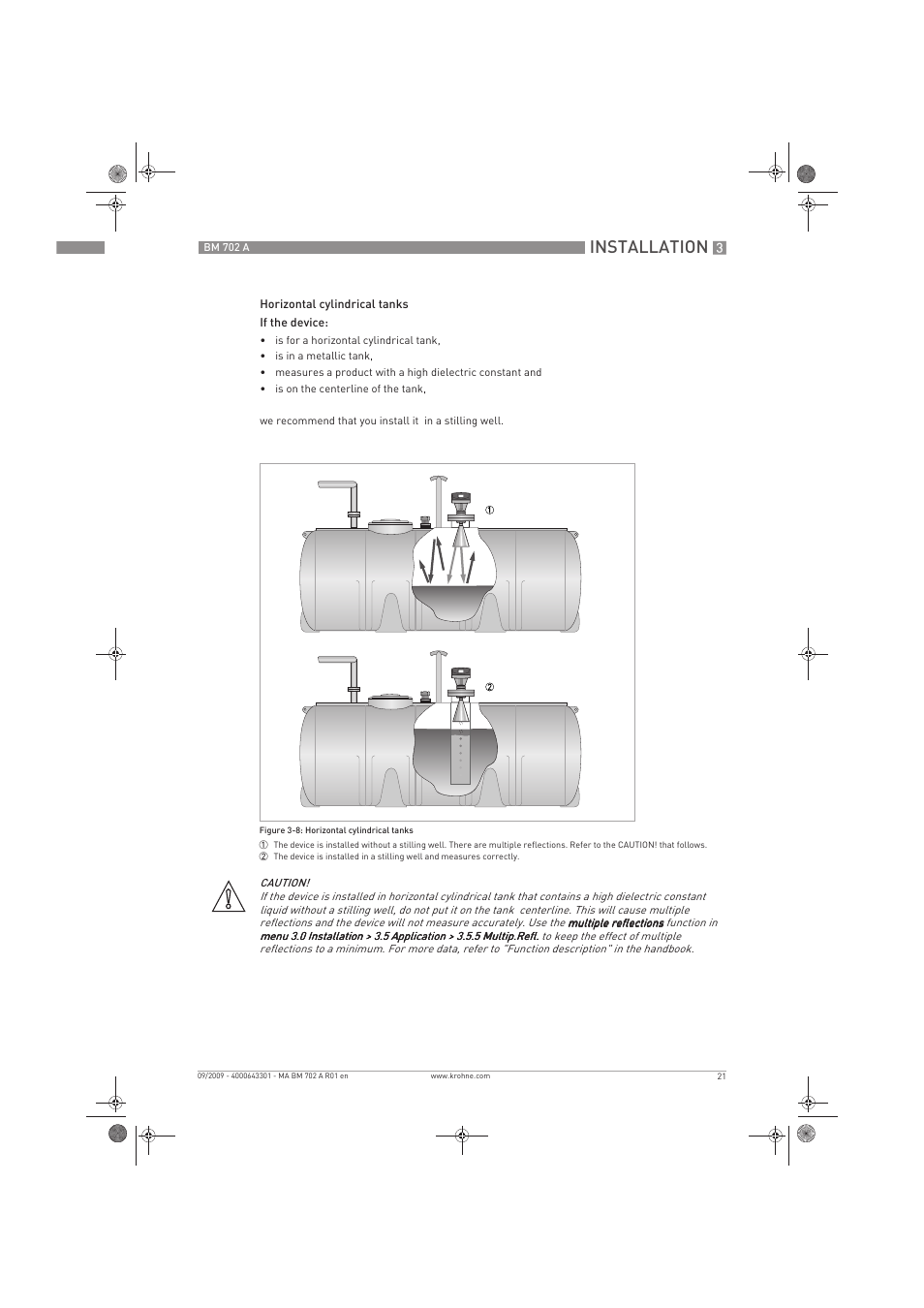 Installation | KROHNE BM 702 A EN User Manual | Page 21 / 60