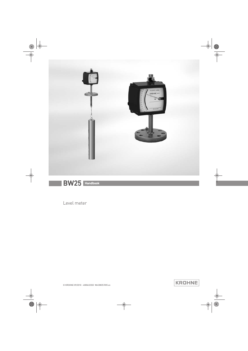 KROHNE BW 25 EN User Manual | 52 pages