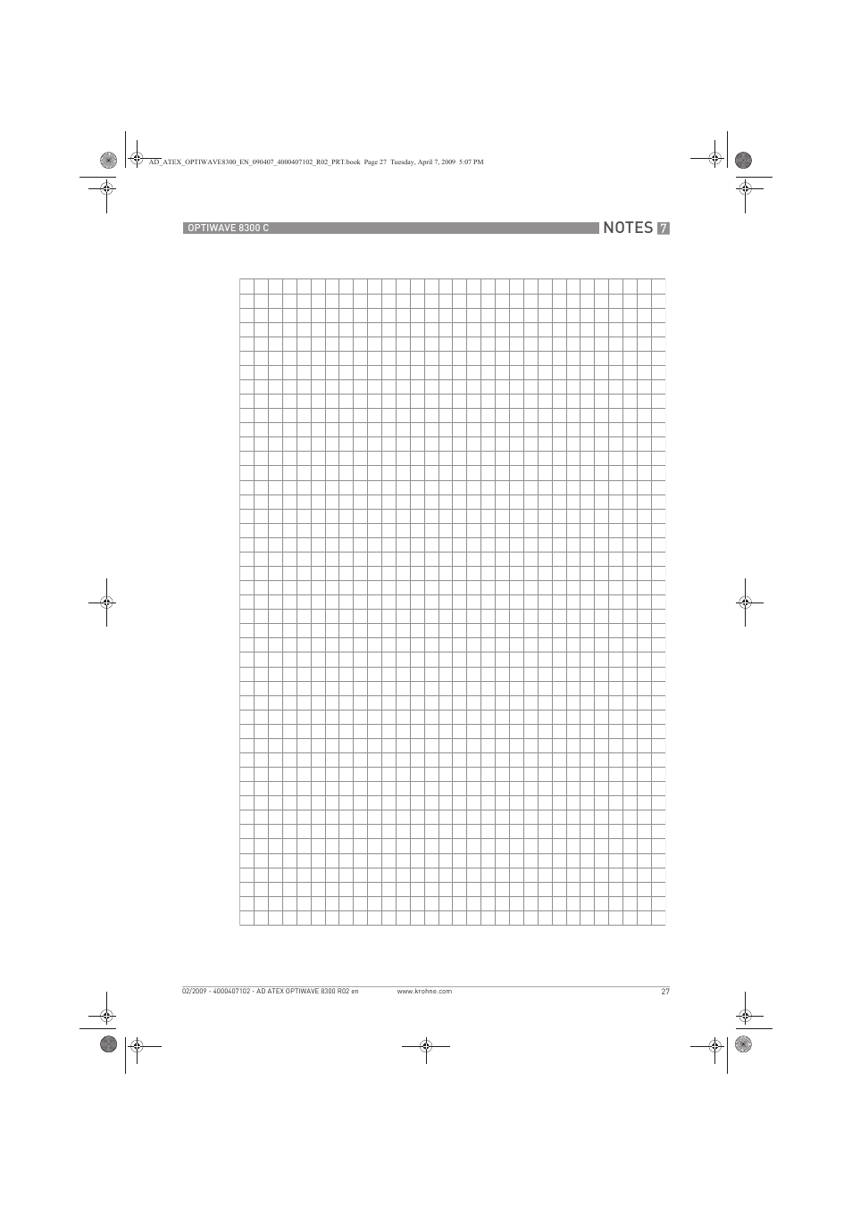 KROHNE OPTIWAVE 8300C Marine ATEX EN User Manual | Page 27 / 28