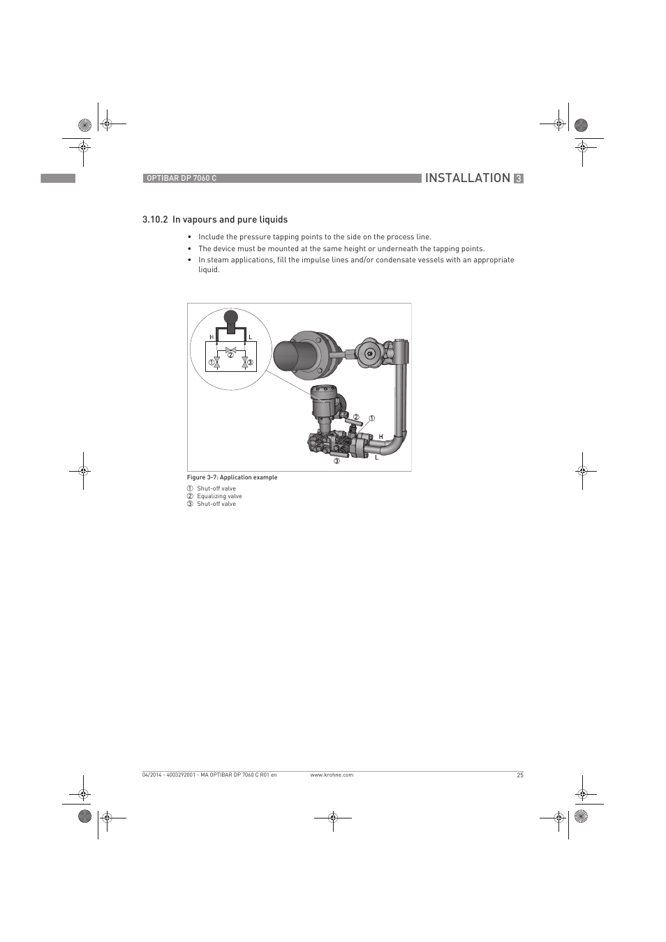 Installation | KROHNE OPTIBAR DP 7060 C EN User Manual | Page 25 / 84