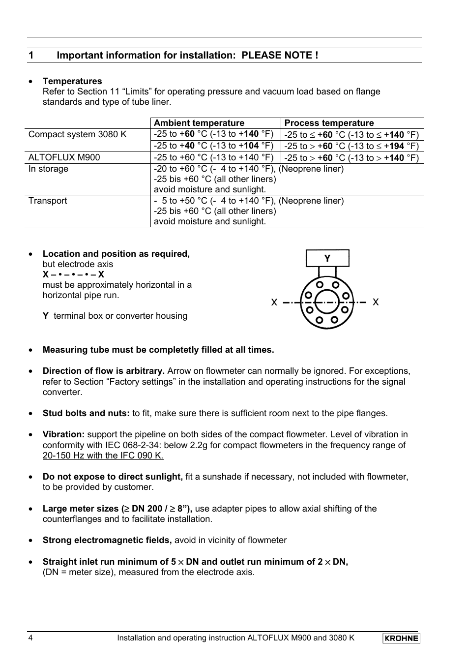 KROHNE ALTOFLUX M 900 EN User Manual | Page 4 / 19