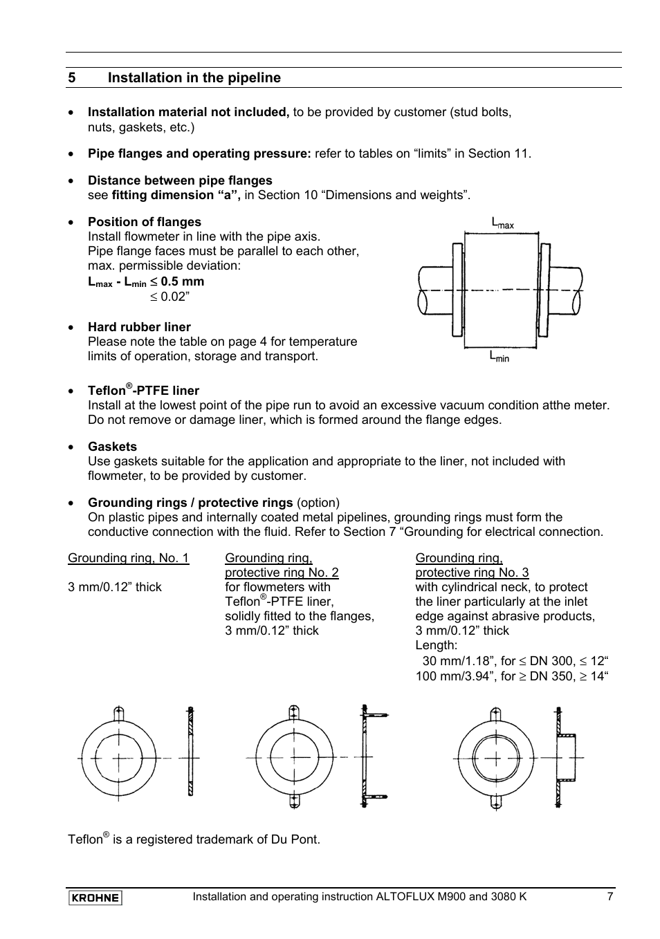 KROHNE ALTOFLUX M 900 EN User Manual | Page 7 / 19