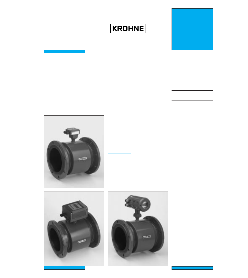 KROHNE AQUAFLUX EN User Manual | 15 pages