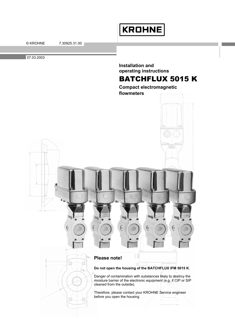 KROHNE BATCHFLUX 5015 K EN User Manual | 53 pages