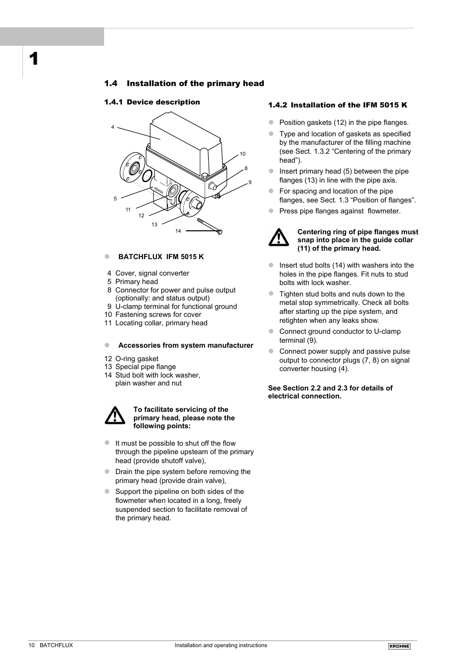 KROHNE BATCHFLUX 5015 K EN User Manual | Page 10 / 53