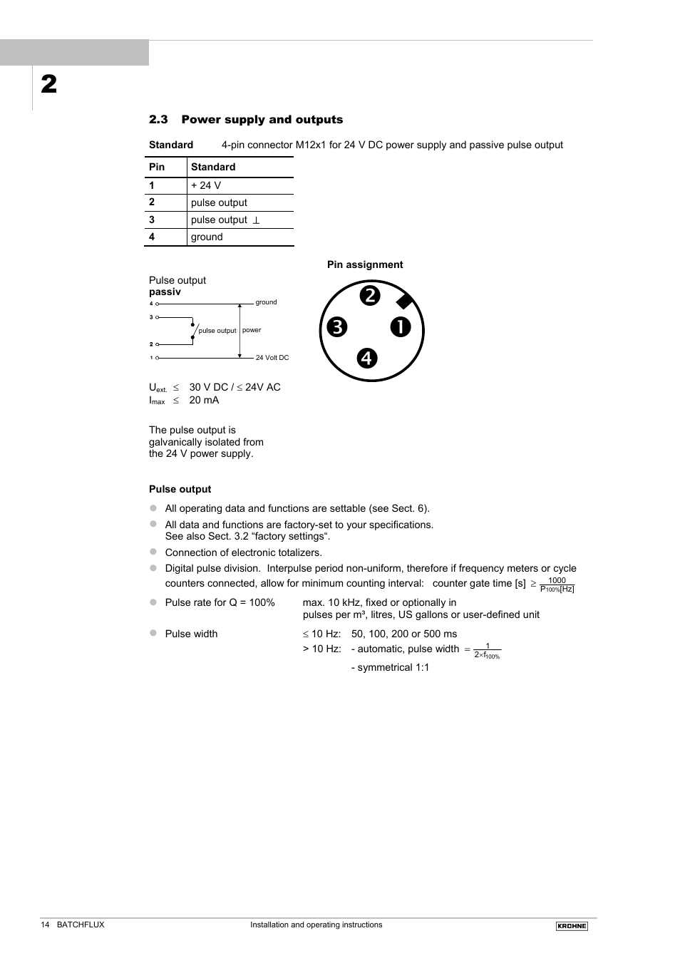 On q p | KROHNE BATCHFLUX 5015 K EN User Manual | Page 14 / 53