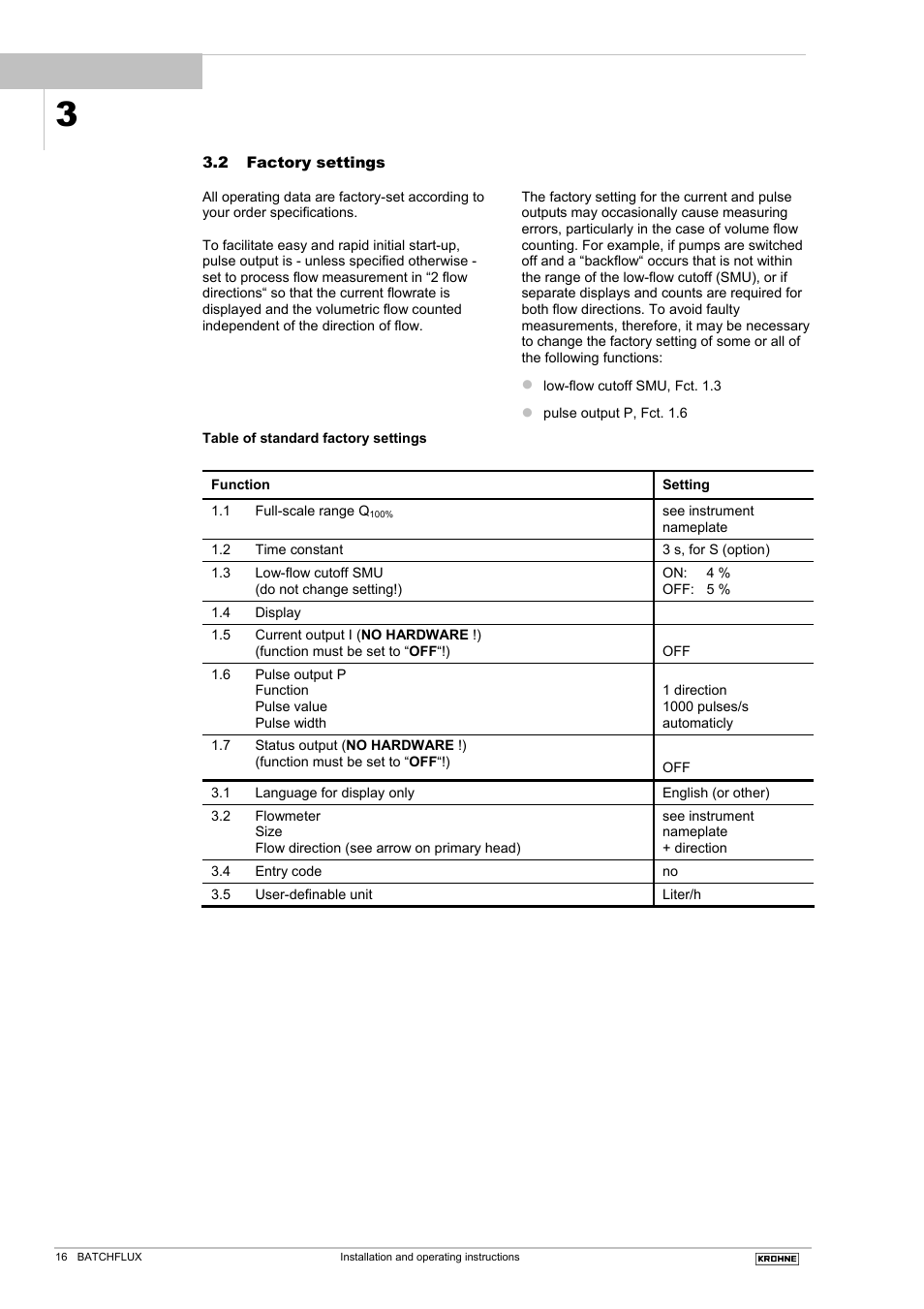 KROHNE BATCHFLUX 5015 K EN User Manual | Page 16 / 53