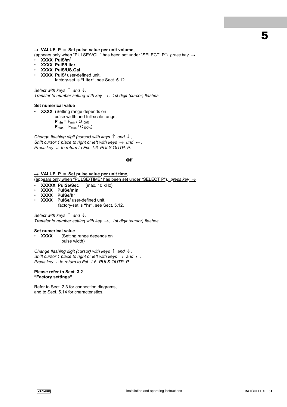 KROHNE BATCHFLUX 5015 K EN User Manual | Page 31 / 53