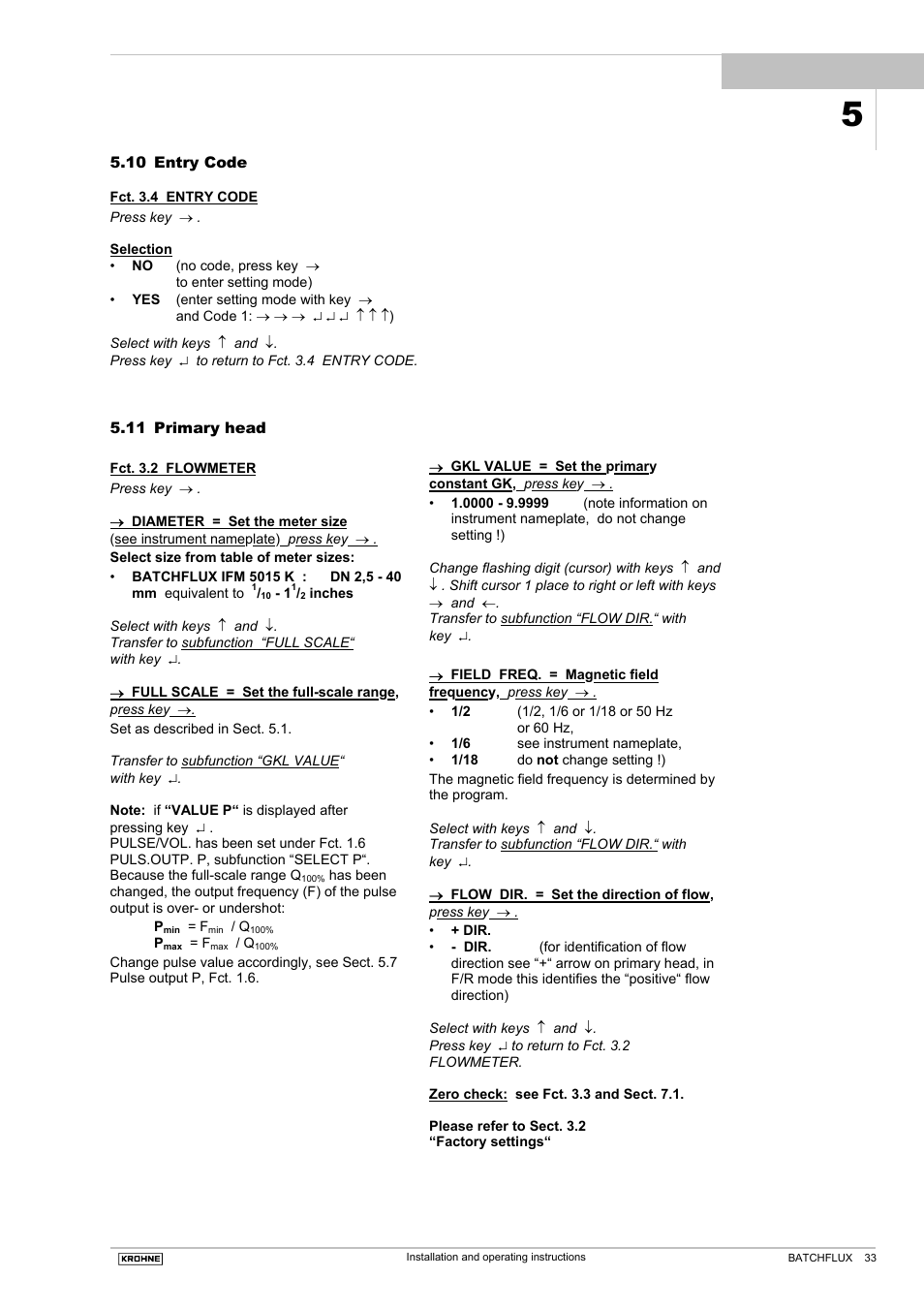 KROHNE BATCHFLUX 5015 K EN User Manual | Page 33 / 53