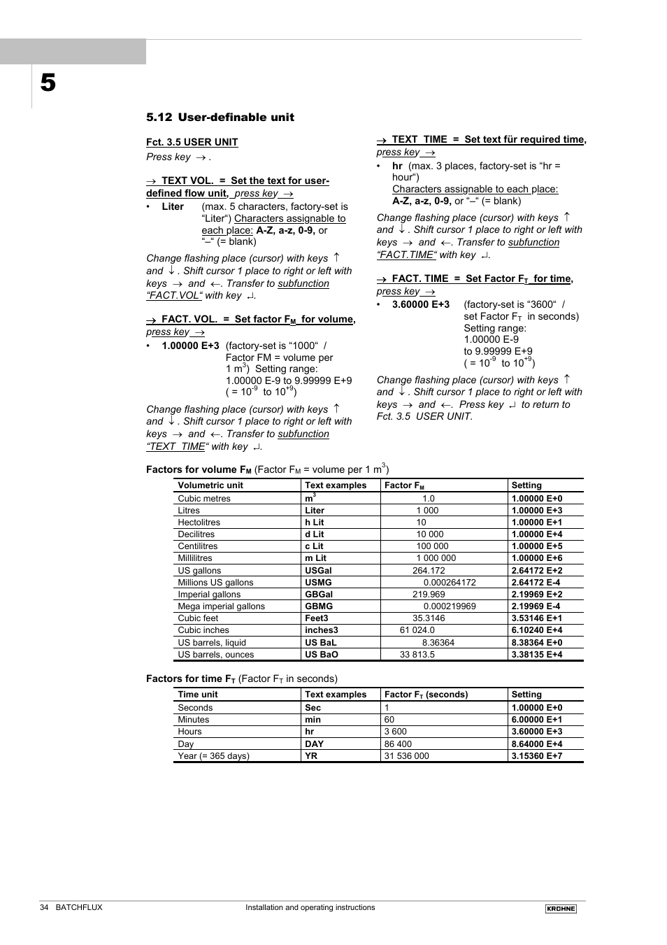 KROHNE BATCHFLUX 5015 K EN User Manual | Page 34 / 53