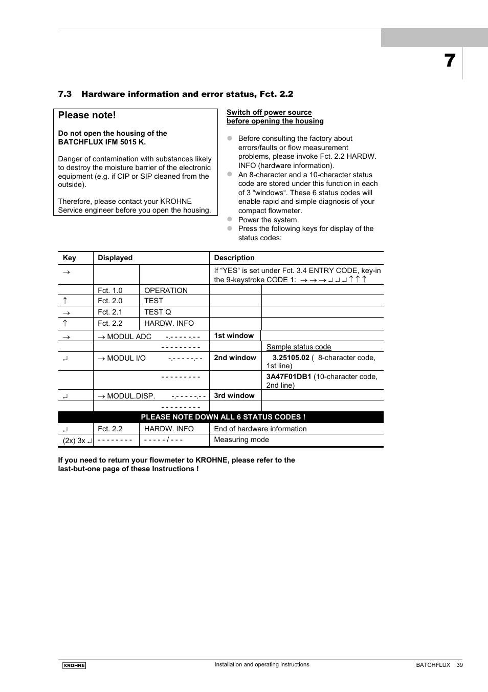 KROHNE BATCHFLUX 5015 K EN User Manual | Page 39 / 53