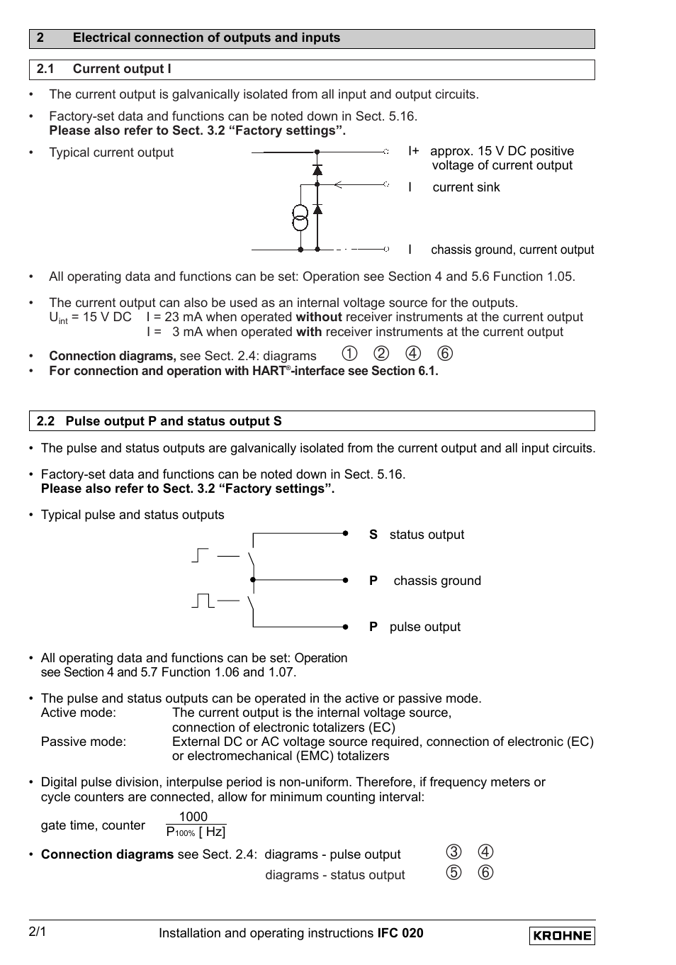 А б г е | KROHNE IFC 020 Converter EN User Manual | Page 14 / 79