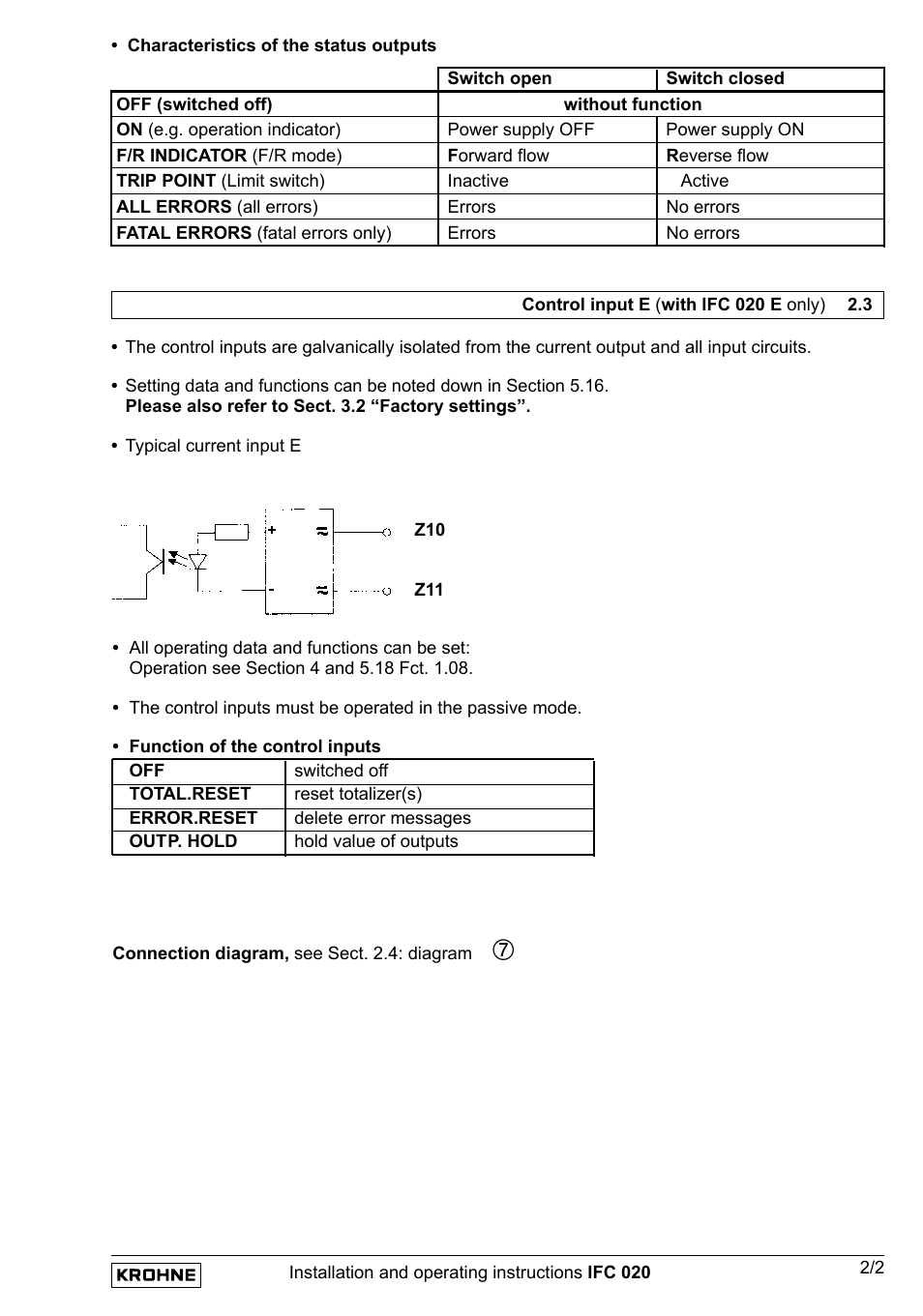 KROHNE IFC 020 Converter EN User Manual | Page 15 / 79