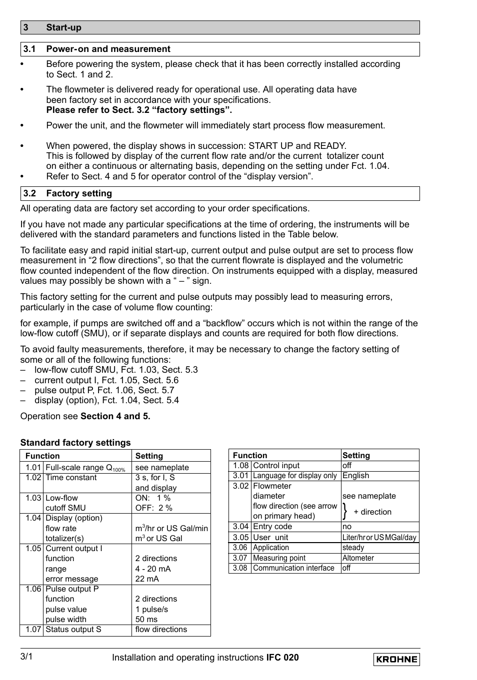 KROHNE IFC 020 Converter EN User Manual | Page 18 / 79