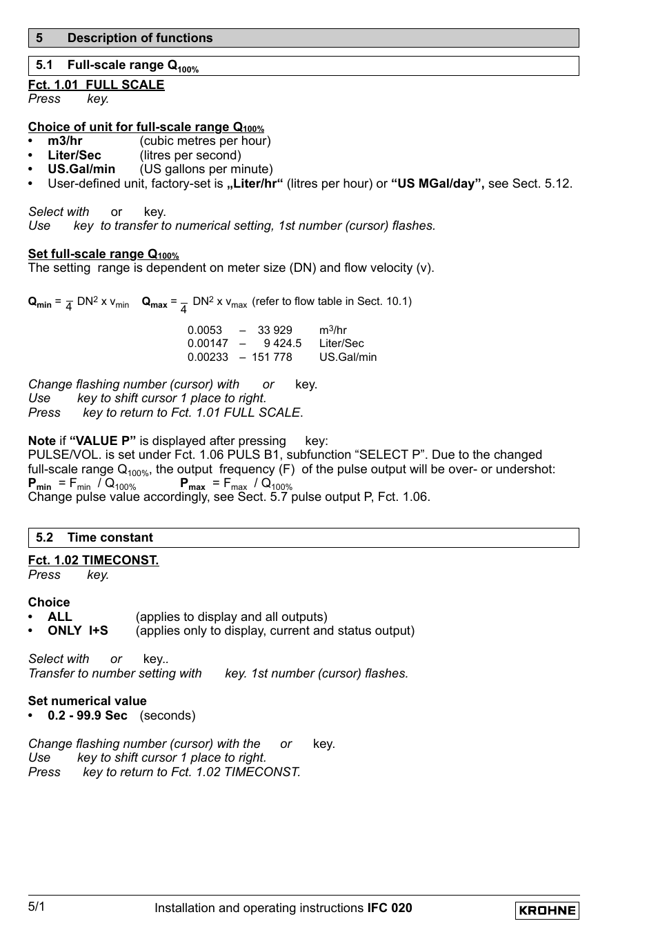 KROHNE IFC 020 Converter EN User Manual | Page 32 / 79