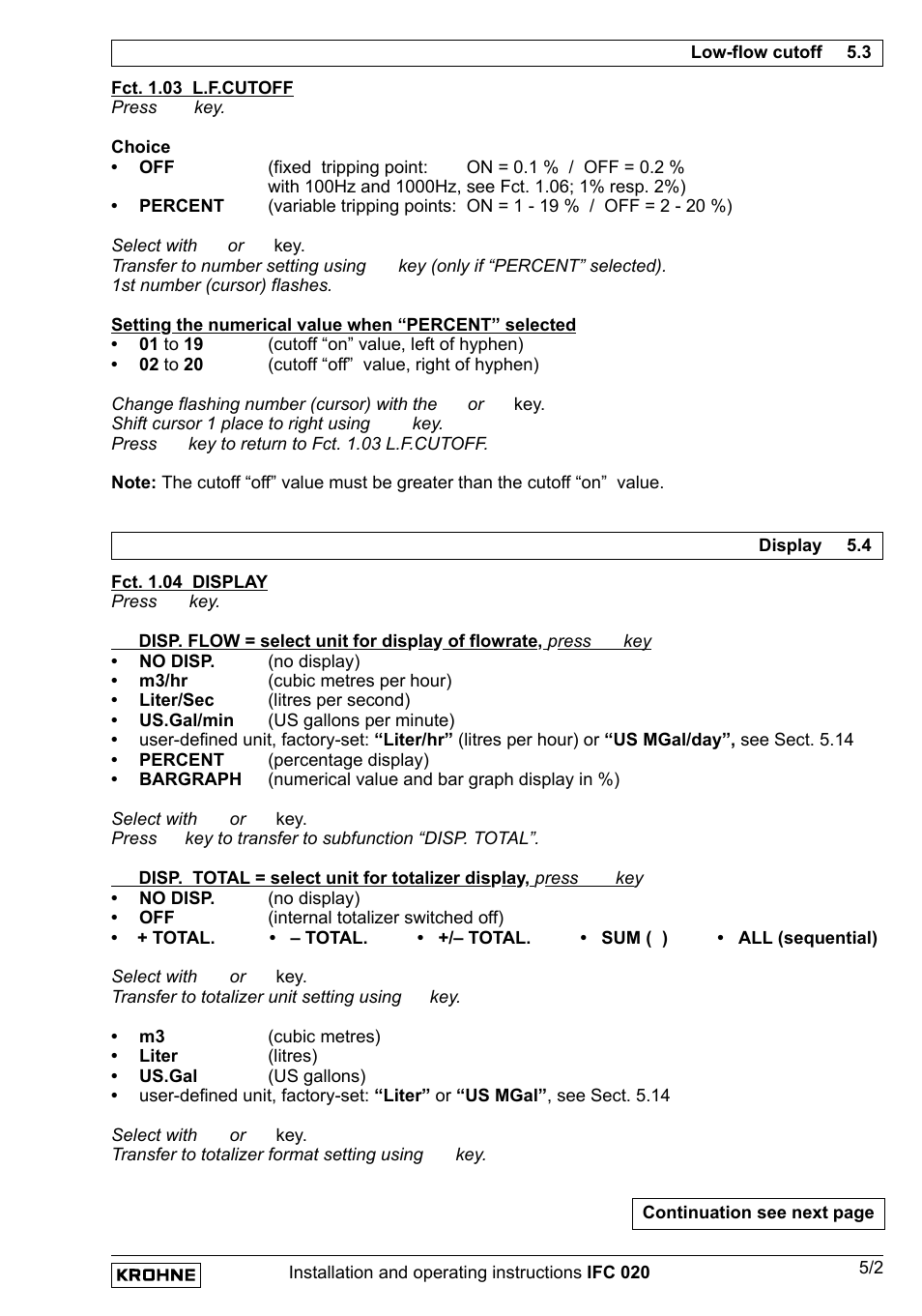KROHNE IFC 020 Converter EN User Manual | Page 33 / 79