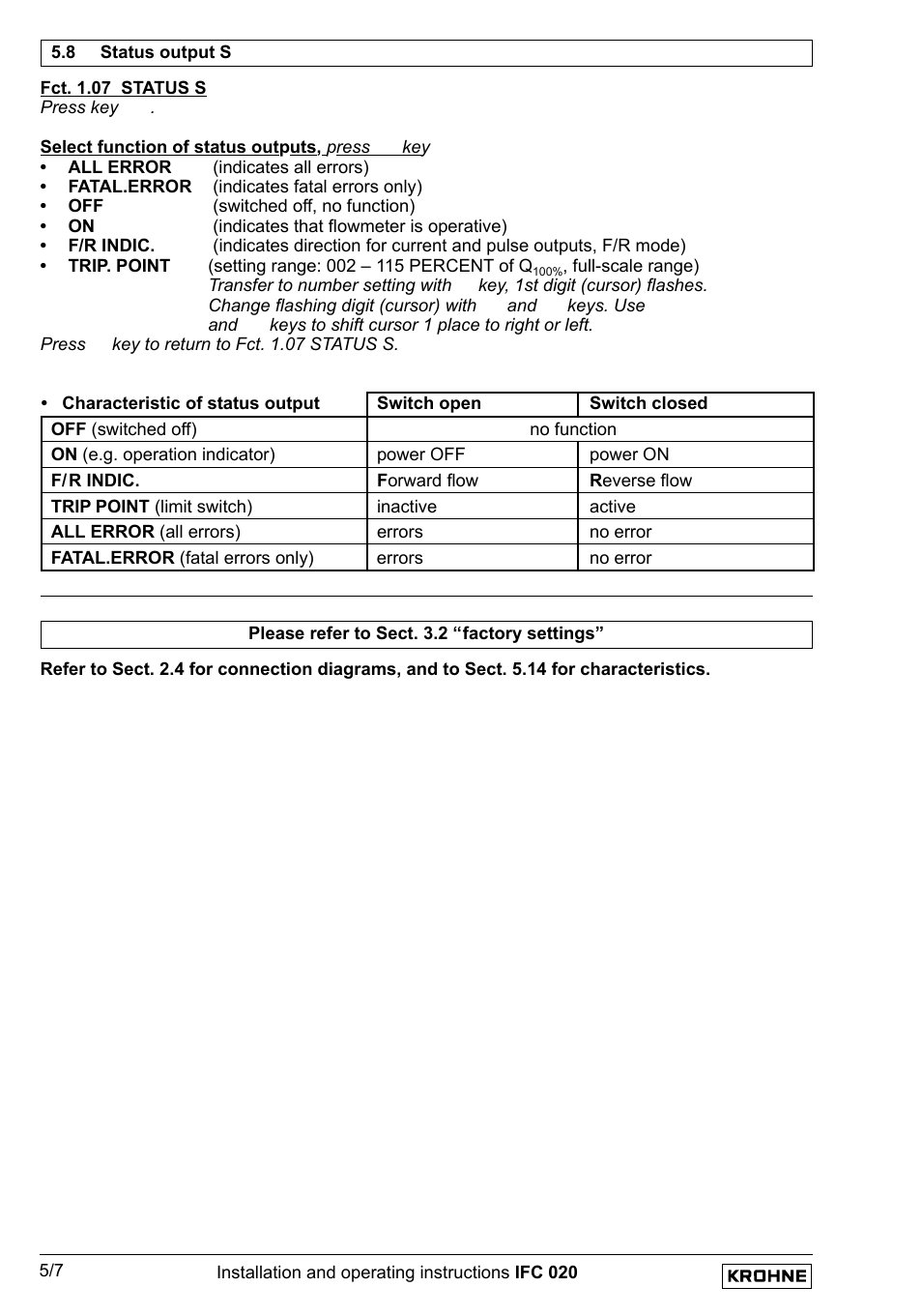 KROHNE IFC 020 Converter EN User Manual | Page 38 / 79