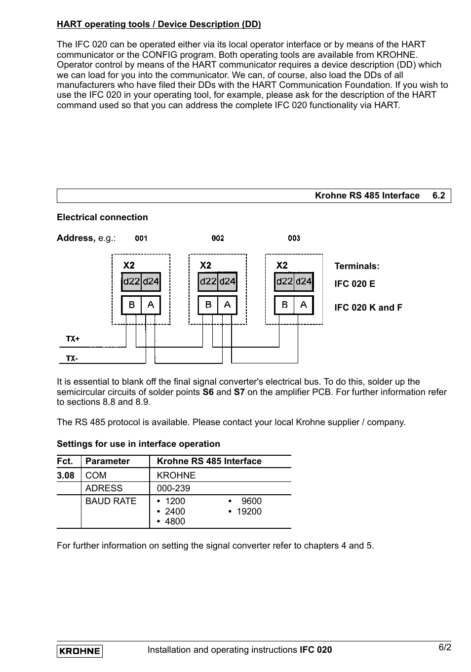 KROHNE IFC 020 Converter EN User Manual | Page 45 / 79