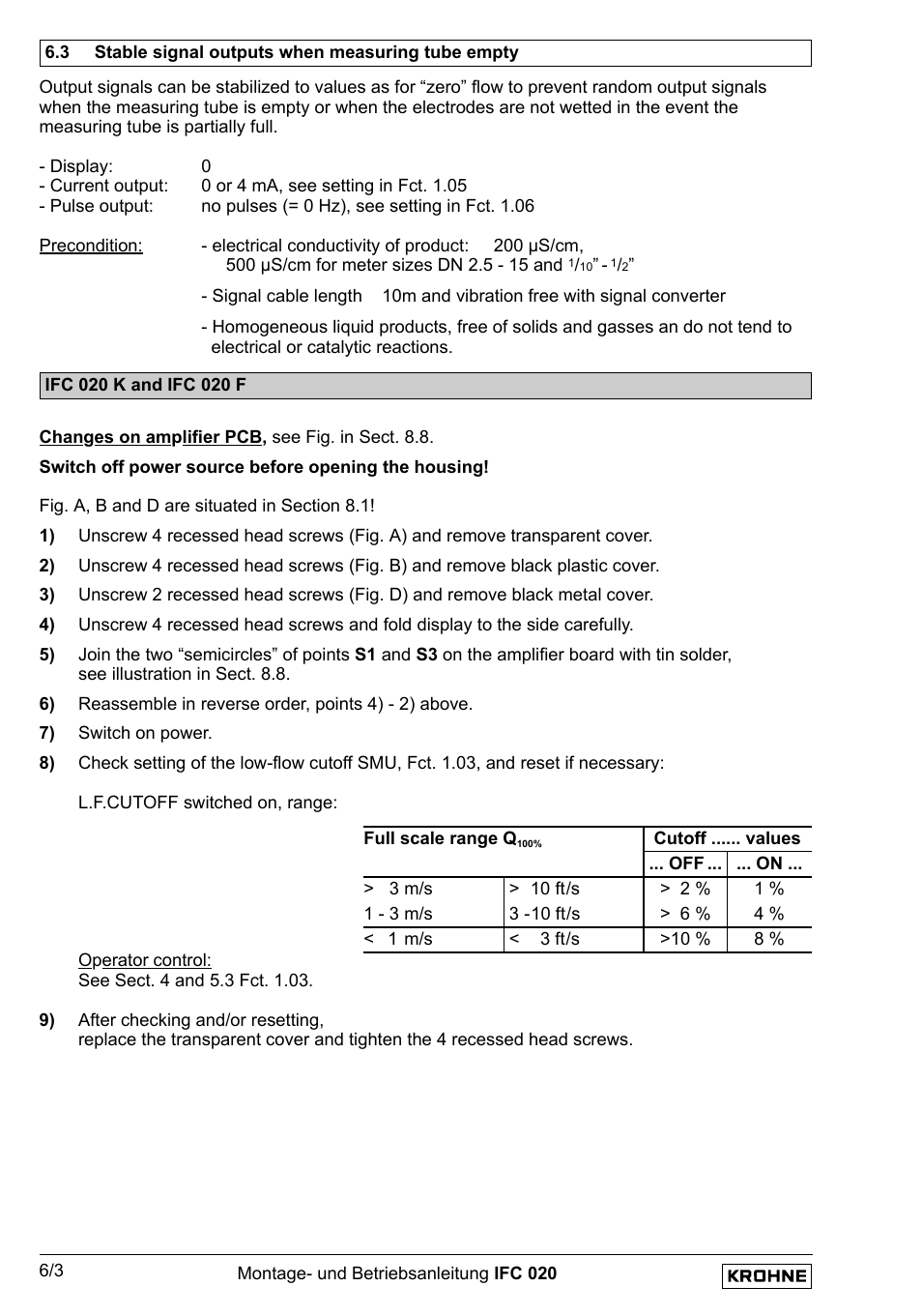 KROHNE IFC 020 Converter EN User Manual | Page 46 / 79