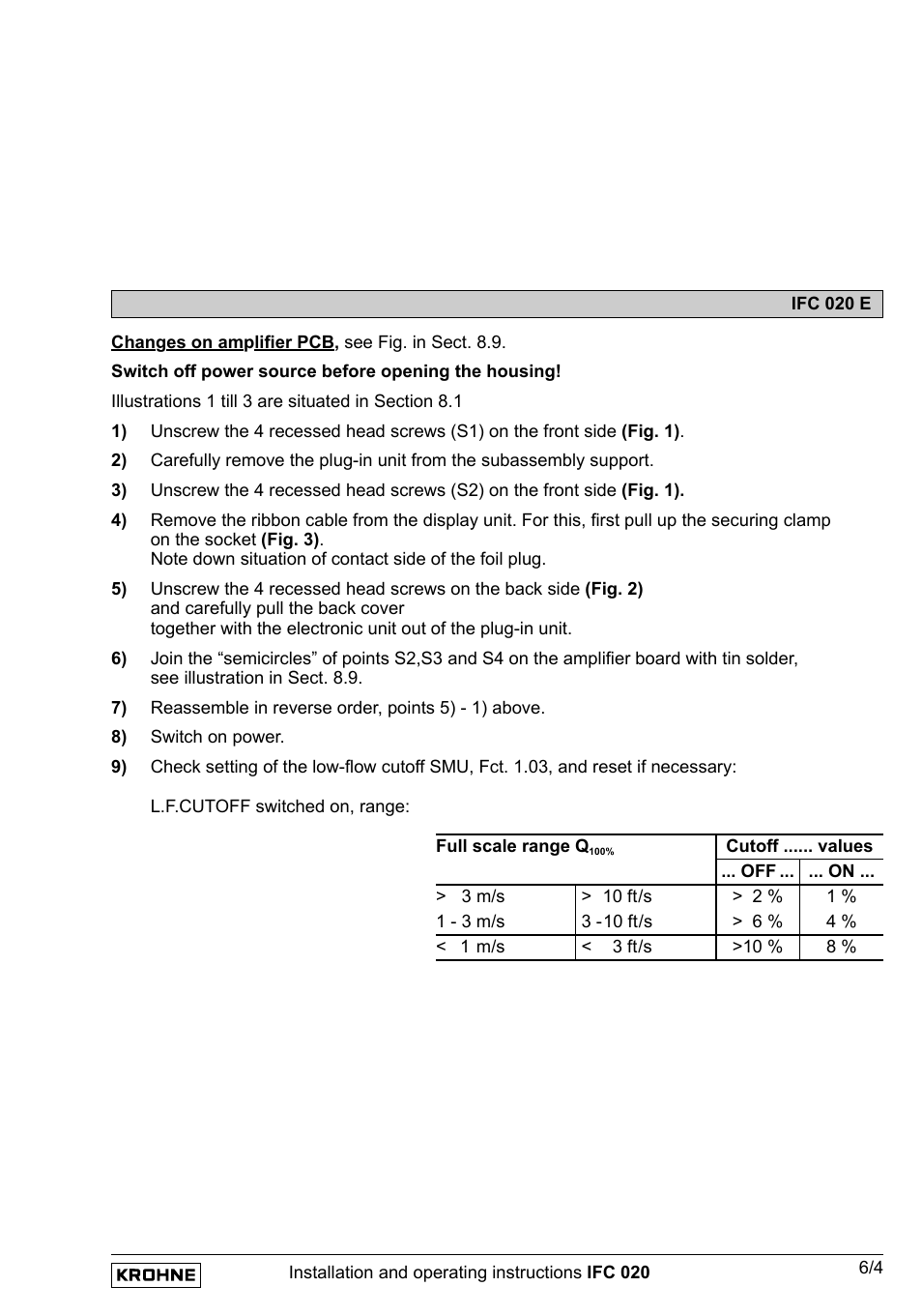 KROHNE IFC 020 Converter EN User Manual | Page 47 / 79