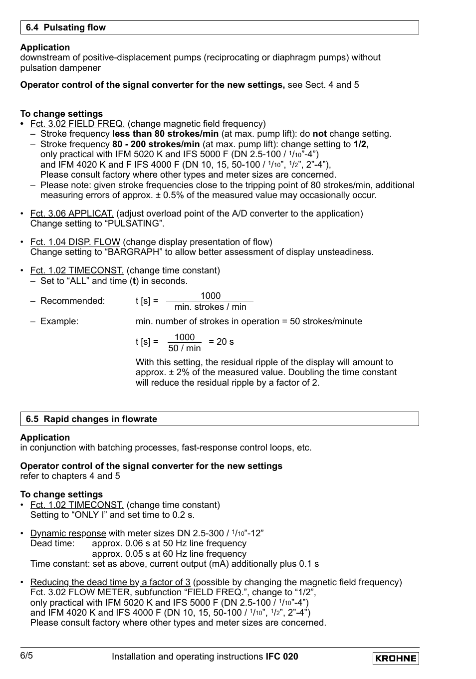 KROHNE IFC 020 Converter EN User Manual | Page 48 / 79